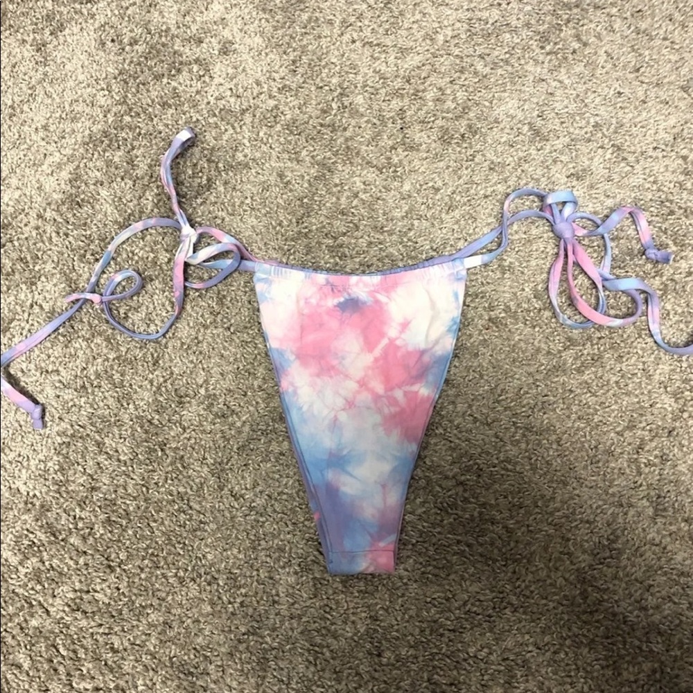 Frankies bikinis funfetti Tasha bottoms tie dye